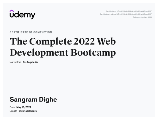 Udemy: Web Development